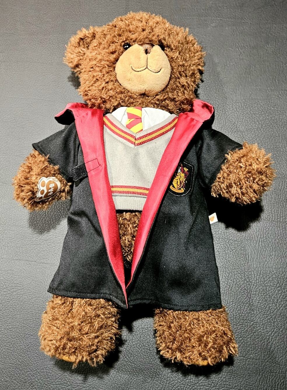Build a Bear Curly Brown ,Harry Potter Gryffindor Outfit Costume